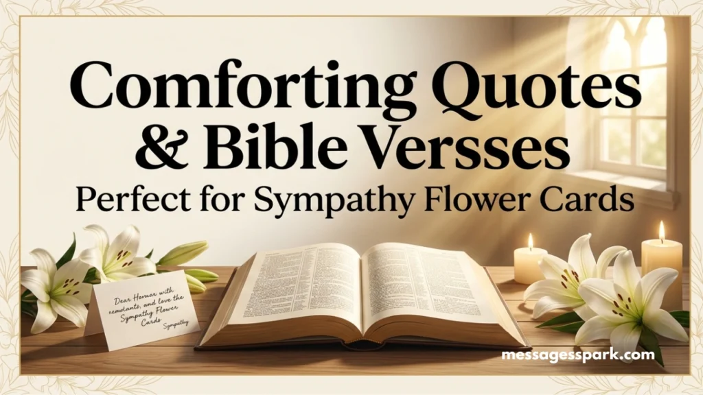 299+ Sympathy Card Messages for Flowers (Heartfelt & Thoughtful)