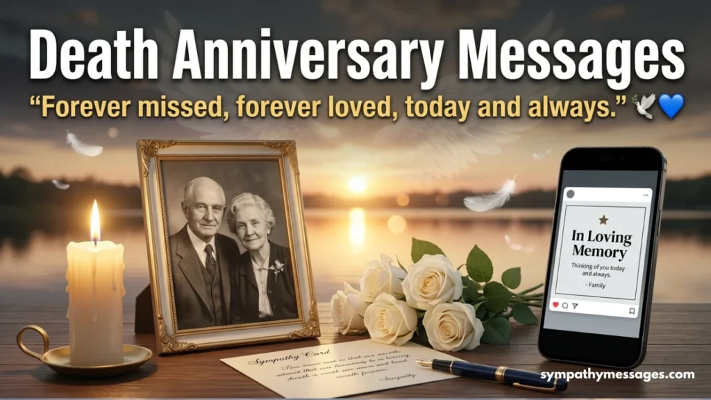250+ Short Remembrance Messages for a Death Anniversary to Honor a Loved One