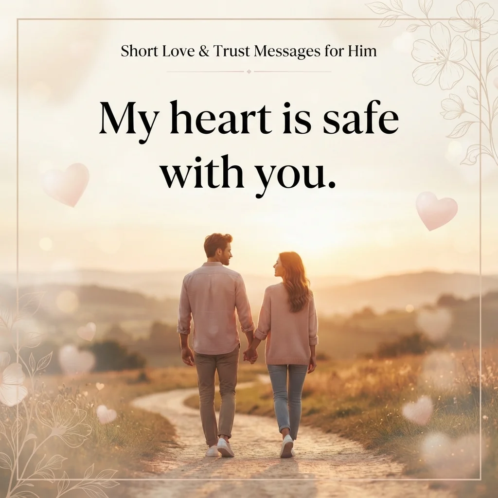 370+ Heartfelt Love and Trust Messages for Him to Touch His Heart 💕