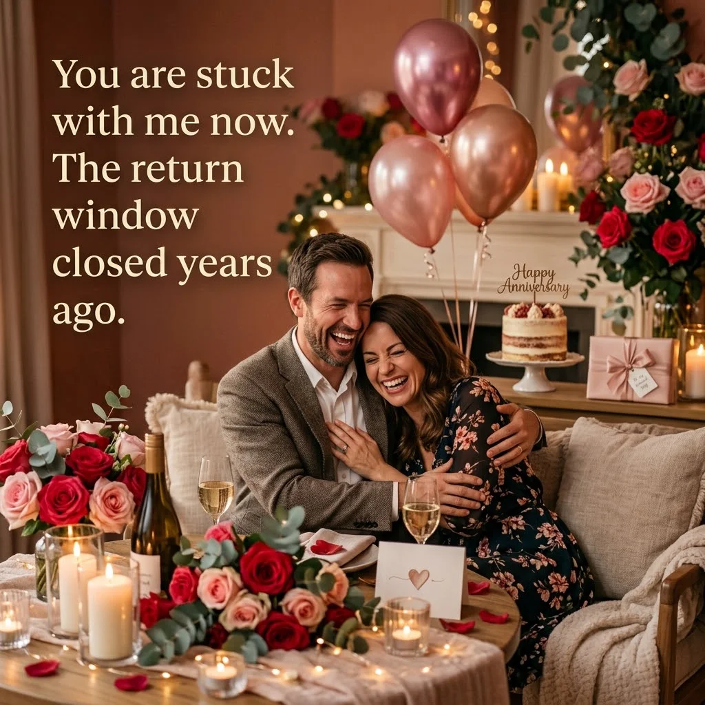 Funny & Short Anniversary Wishes for Wife