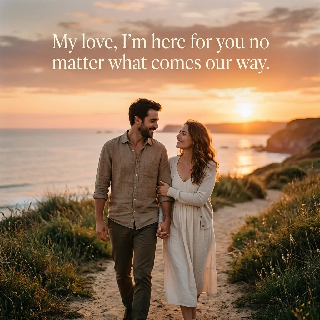 Romantic "I'm Always Here for You" Messages for Him or Her