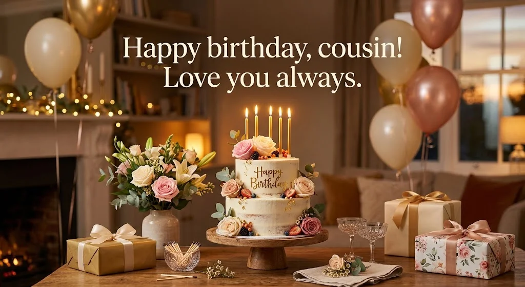 Short Birthday Wishes for Cousin