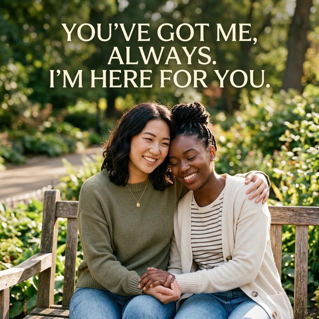 Supportive "I'm Here for You" Texts for a Best Friend