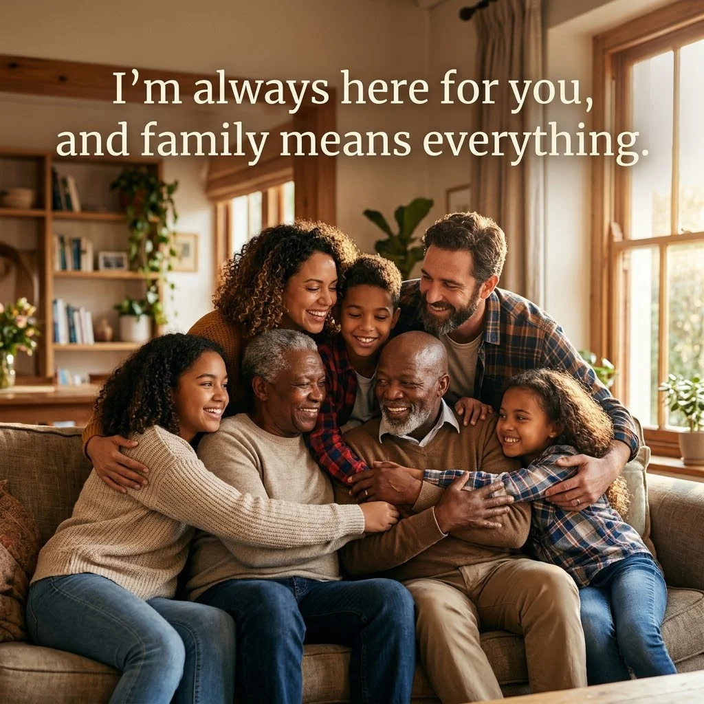 "I'm Always Here for You" Quotes and Messages for Family