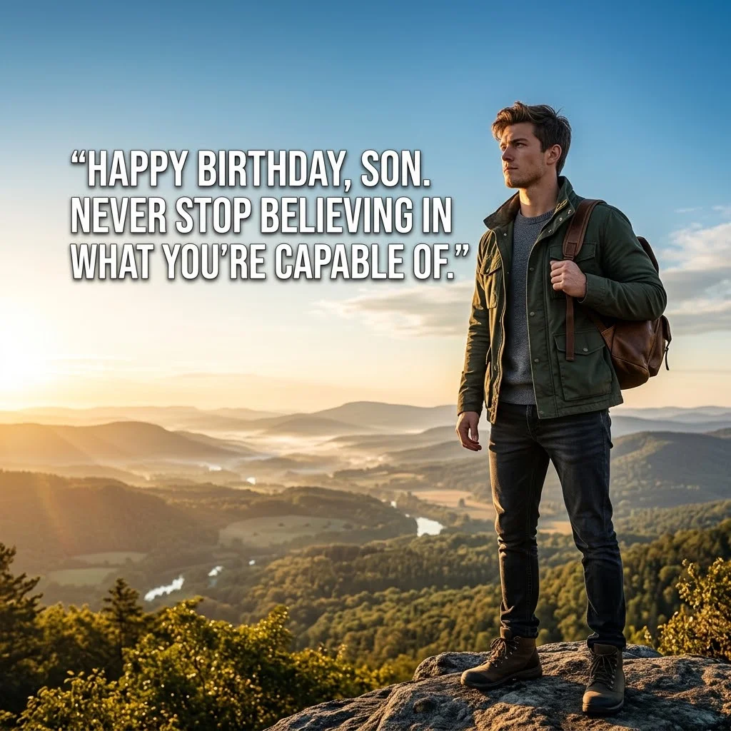 Inspirational Birthday Wishes for Son