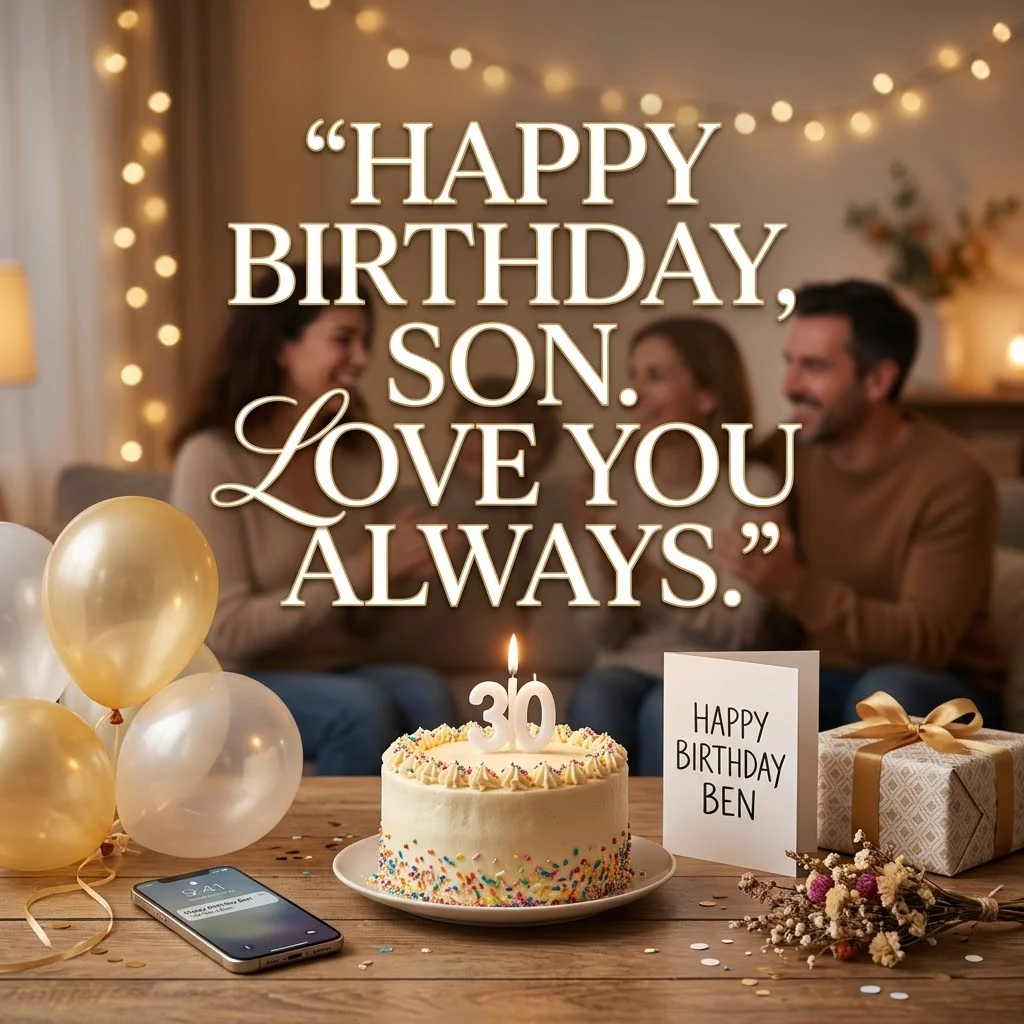 Short and Sweet Birthday Messages for Son