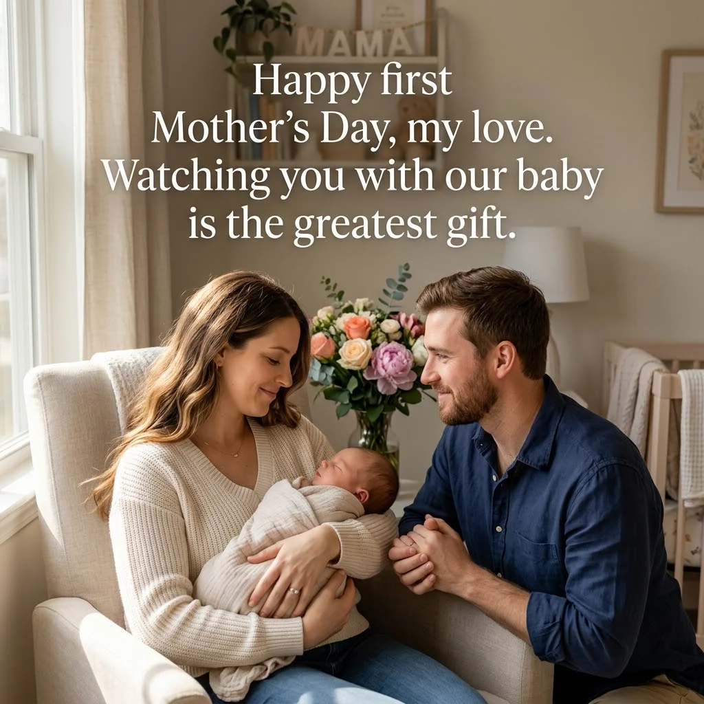 First Mother's Day and Special Mother's Day Messages for Your Wife