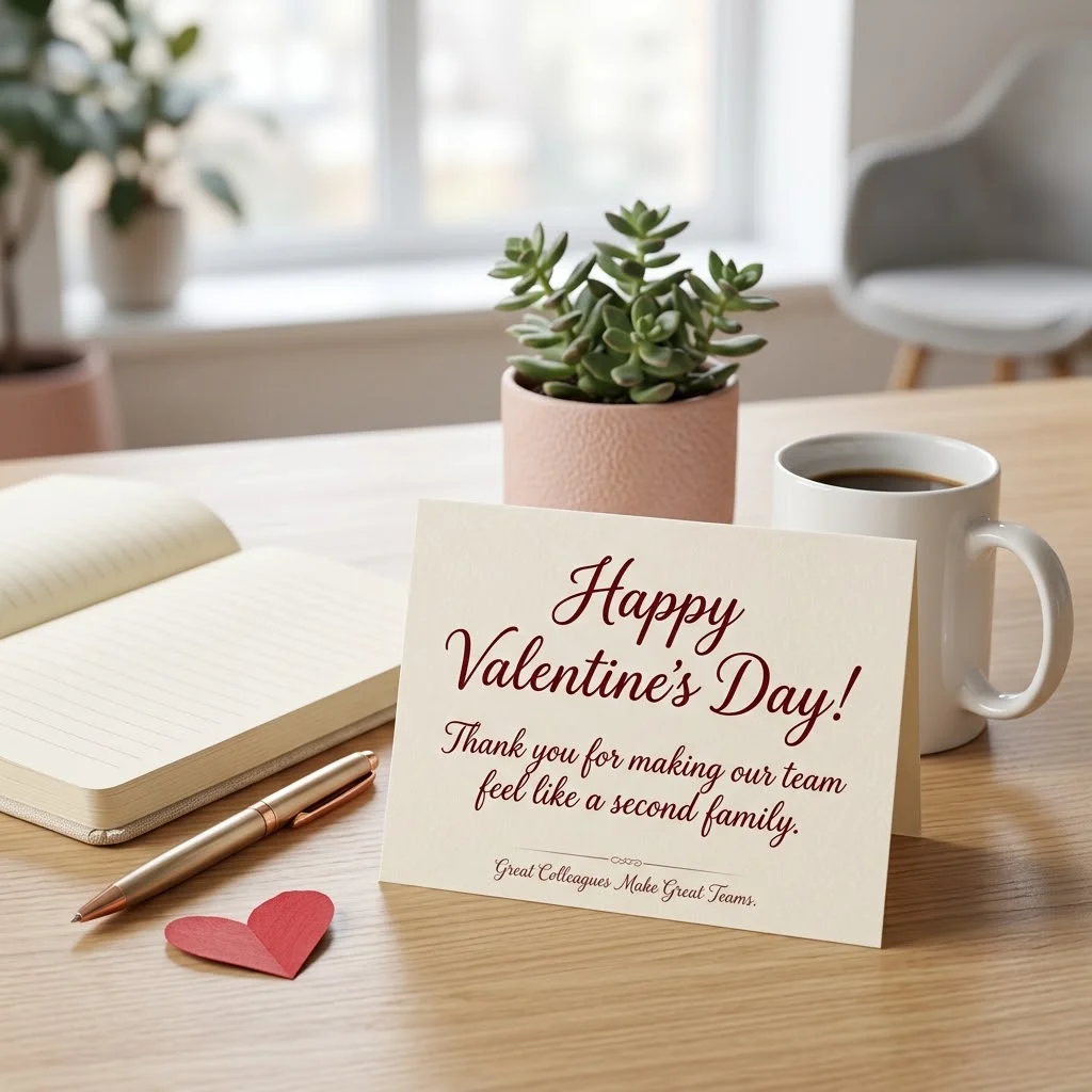 Professional & Heartfelt Valentine's Day Messages for Coworkers