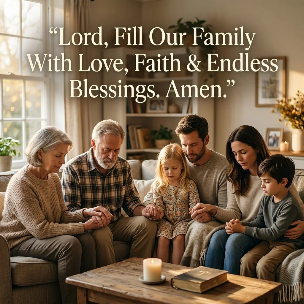 Heartfelt Praying for Your Family Messages for Love, Faith & Gratitude