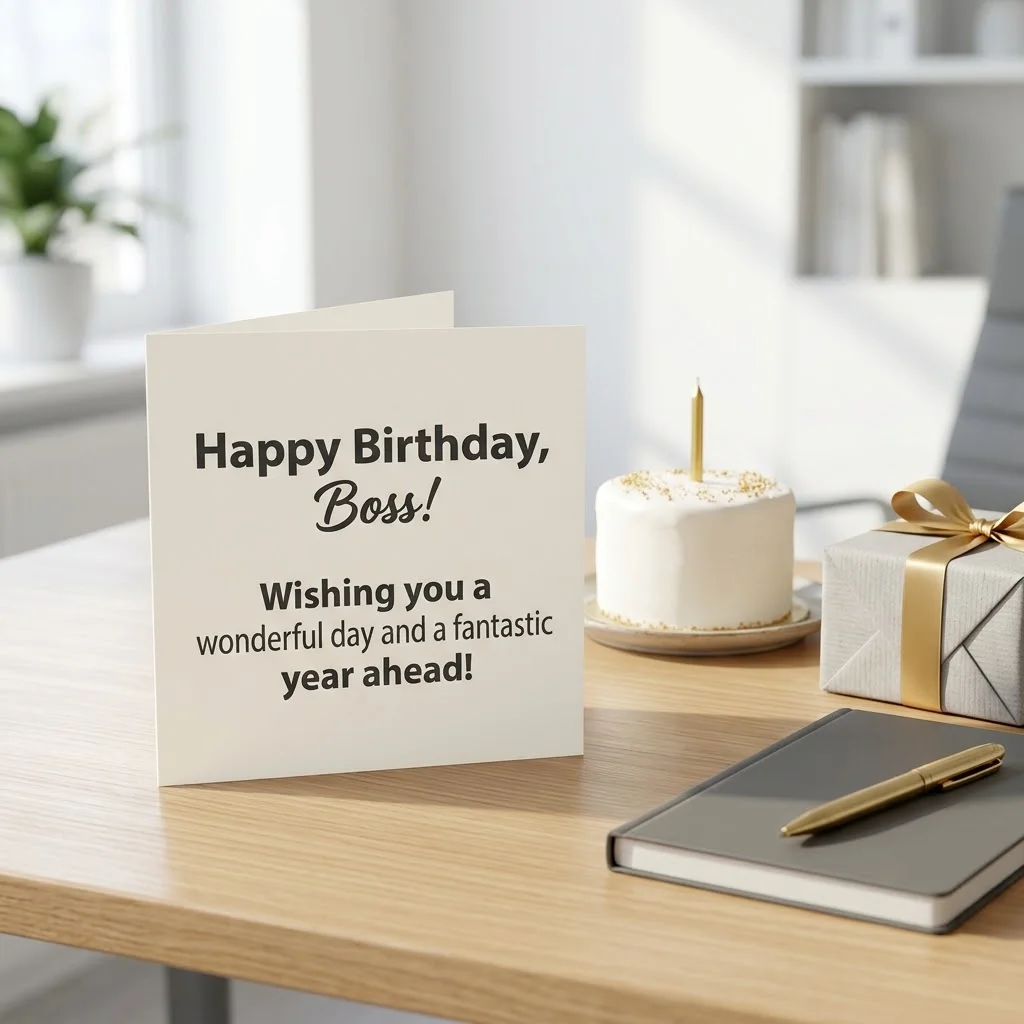 Short and Sweet Birthday Wishes for Boss