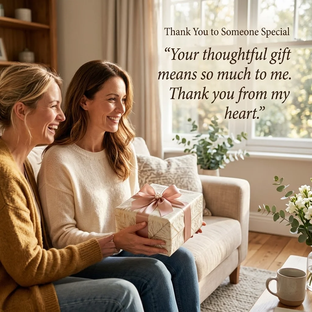 Thank You Messages for a Gift by Person