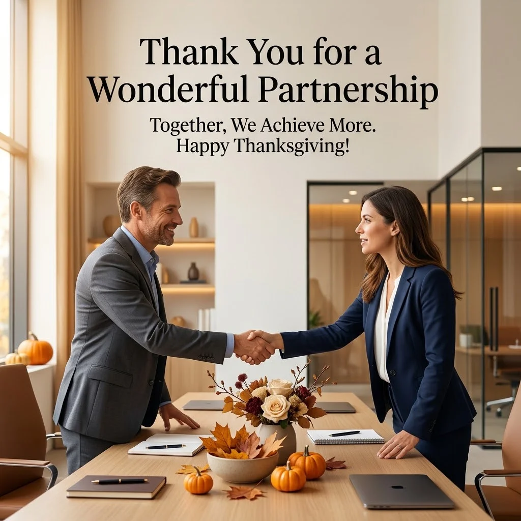 Thanksgiving Messages for Business Partners