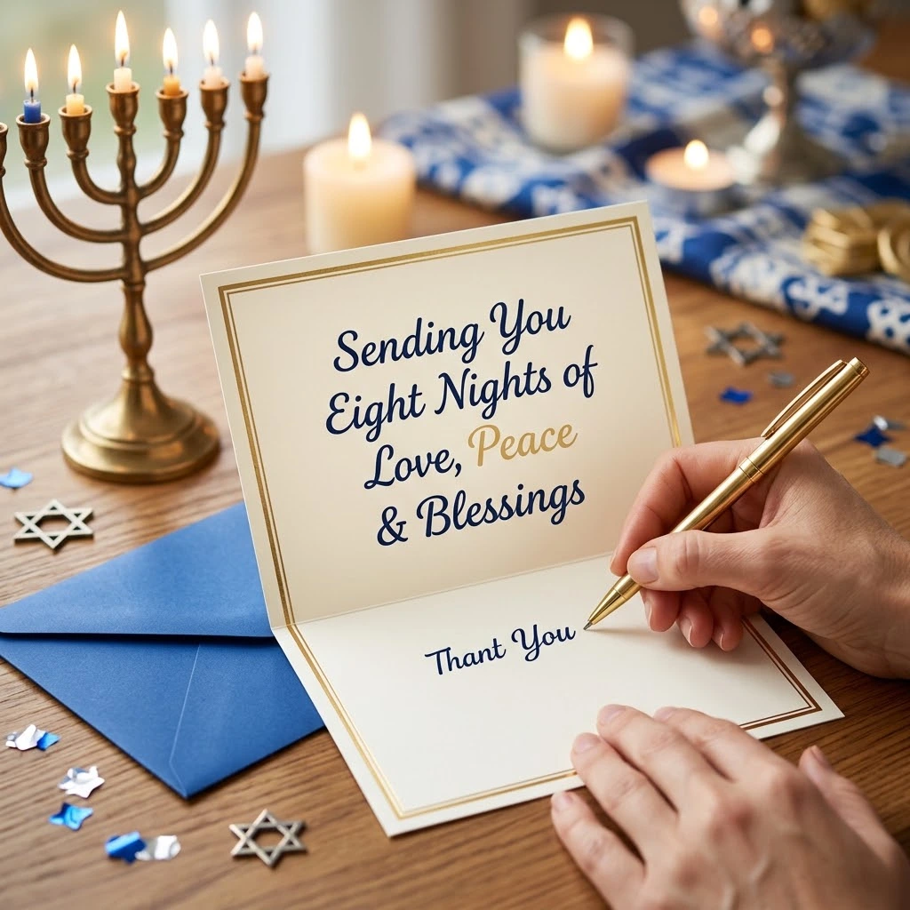 Hanukkah Card Messages for Coworkers, Neighbors and Beyond