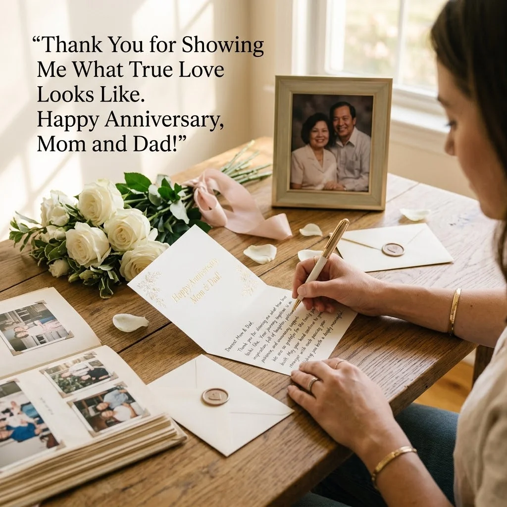 How to Write a Heartfelt Anniversary Message for Your Parents