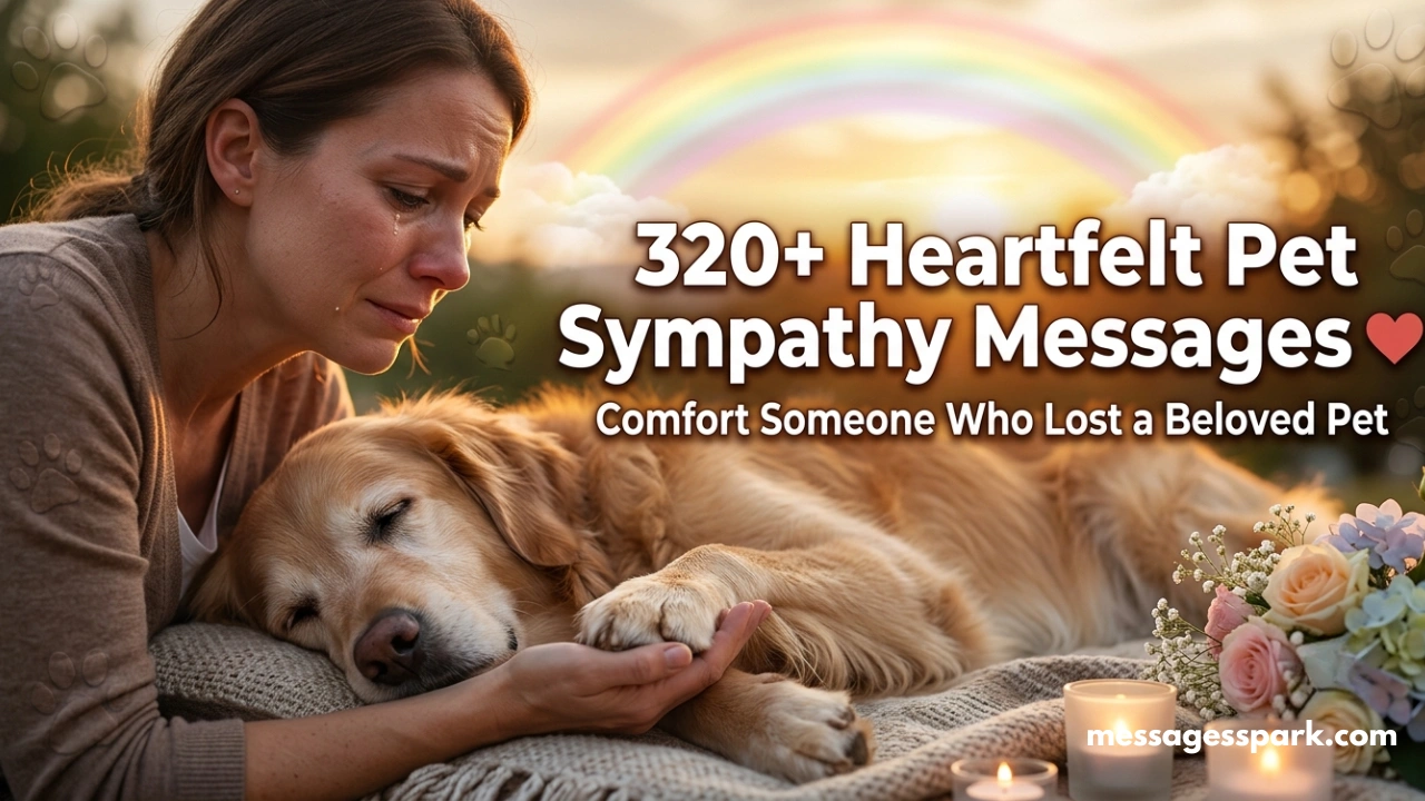 320+ Heartfelt Pet Sympathy Messages to Comfort Someone Who Lost a Beloved Pet