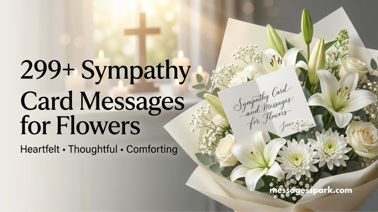 299+ Sympathy Card Messages for Flowers (Heartfelt & Thoughtful)