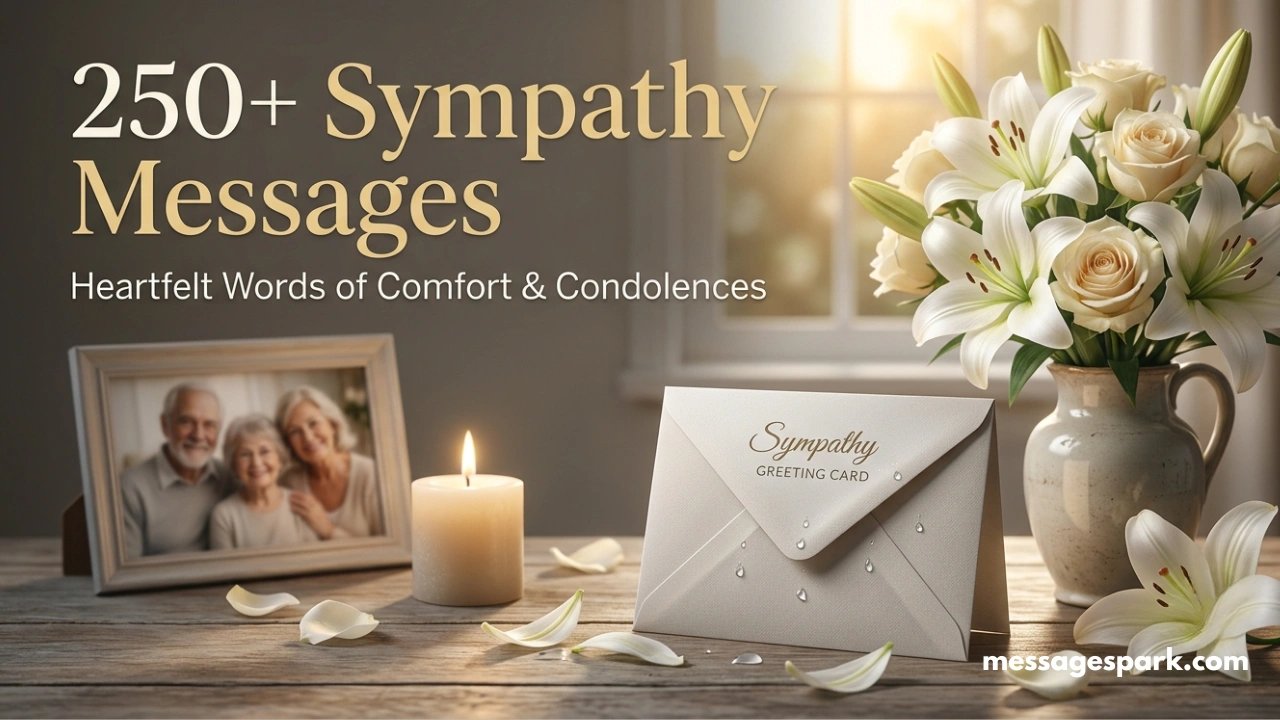 250+ Sympathy Messages to Express Your Heartfelt Condolences
