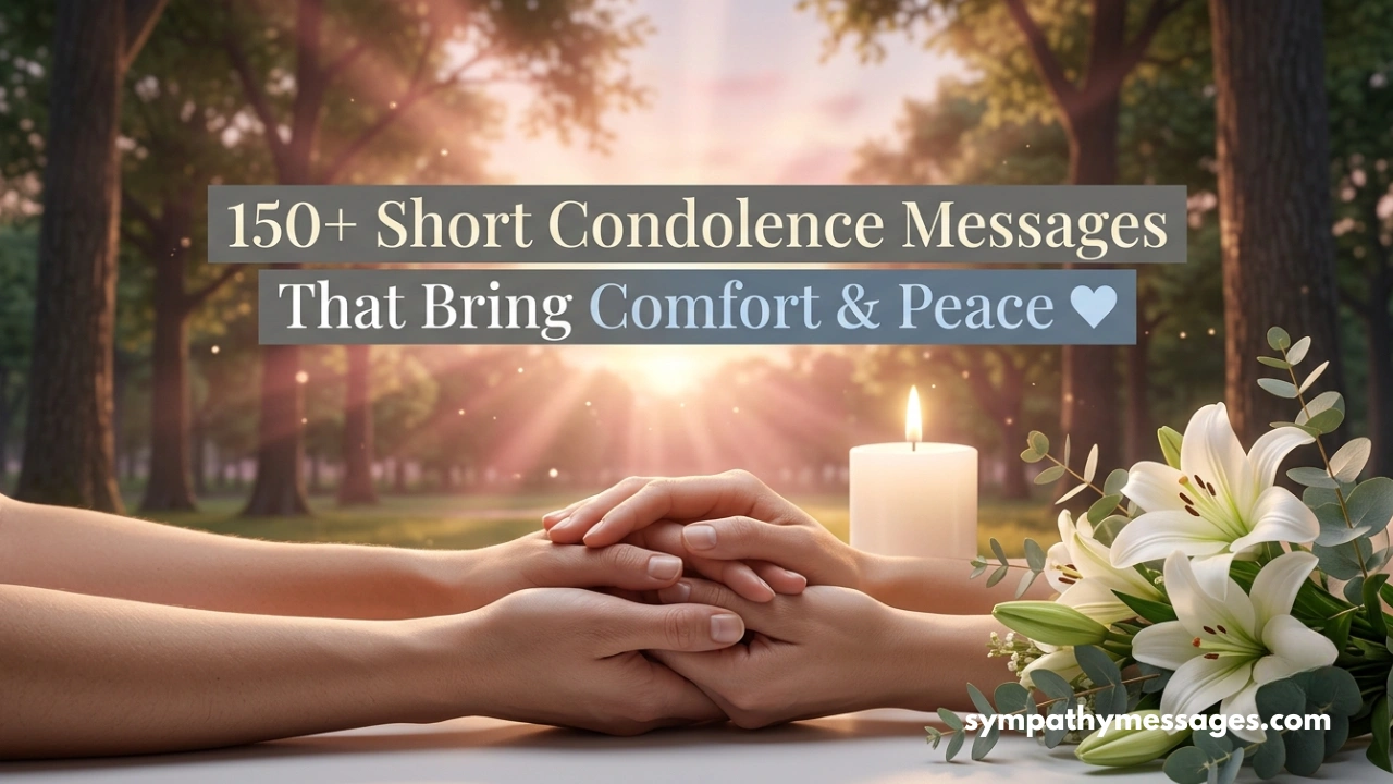 150+ Short Condolence Messages That Bring Comfort & Peace