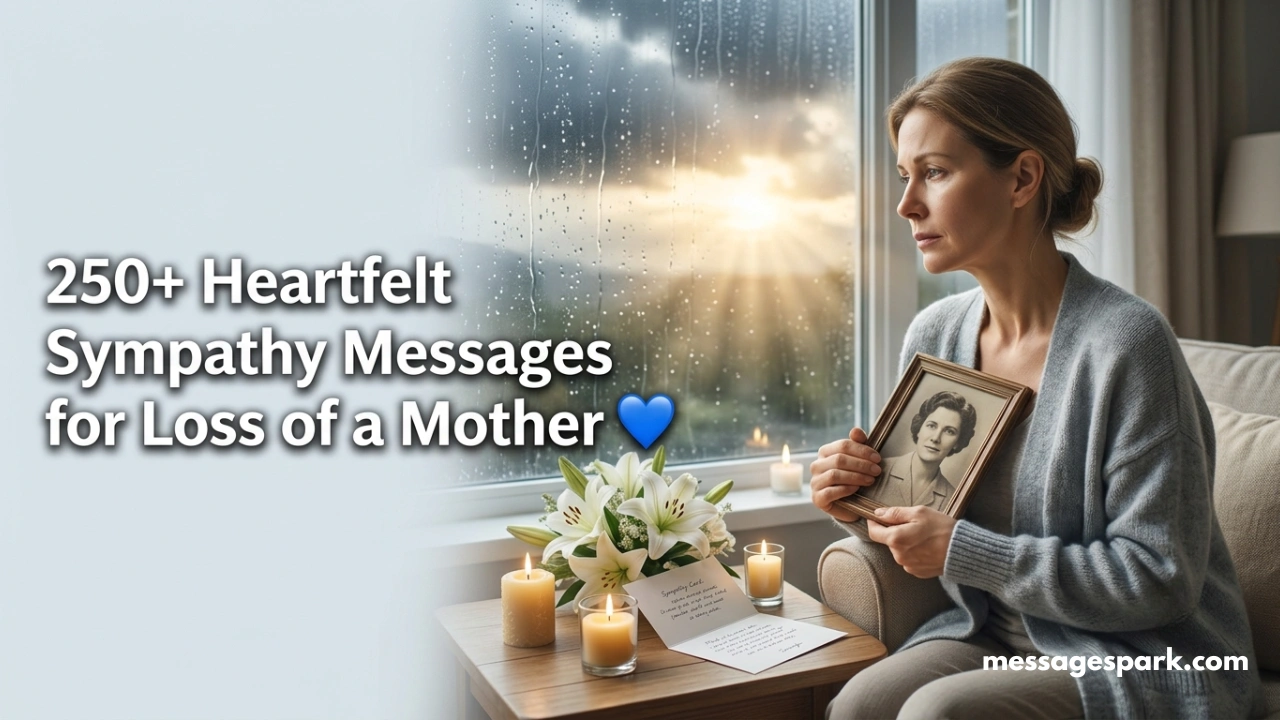 250+ Heartfelt Sympathy Messages for Loss of a Mother