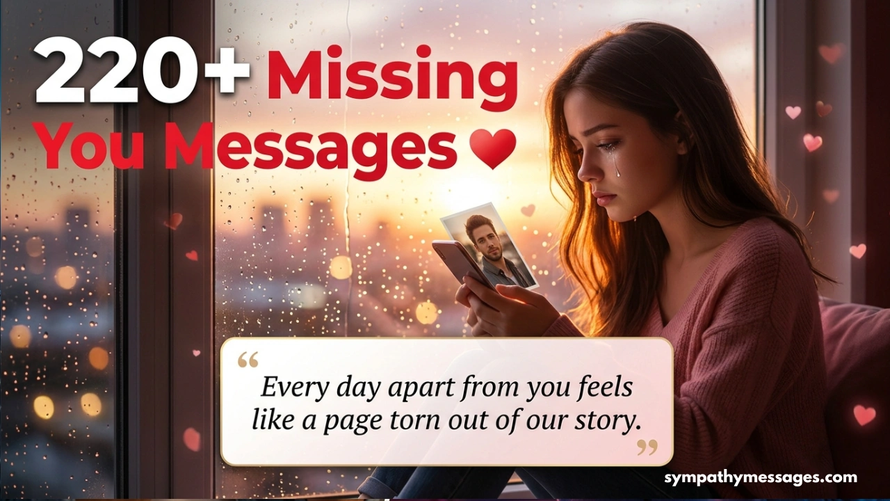 220+ Emotional Missing You Messages for Him That Will Touch His Heart