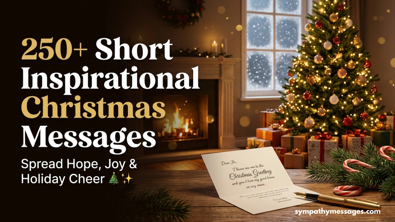 250+ Short Inspirational Christmas Messages for Cards, Friends & Family