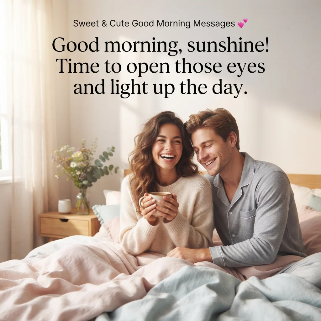 Sweet and Cute Good Morning Messages for Your Love