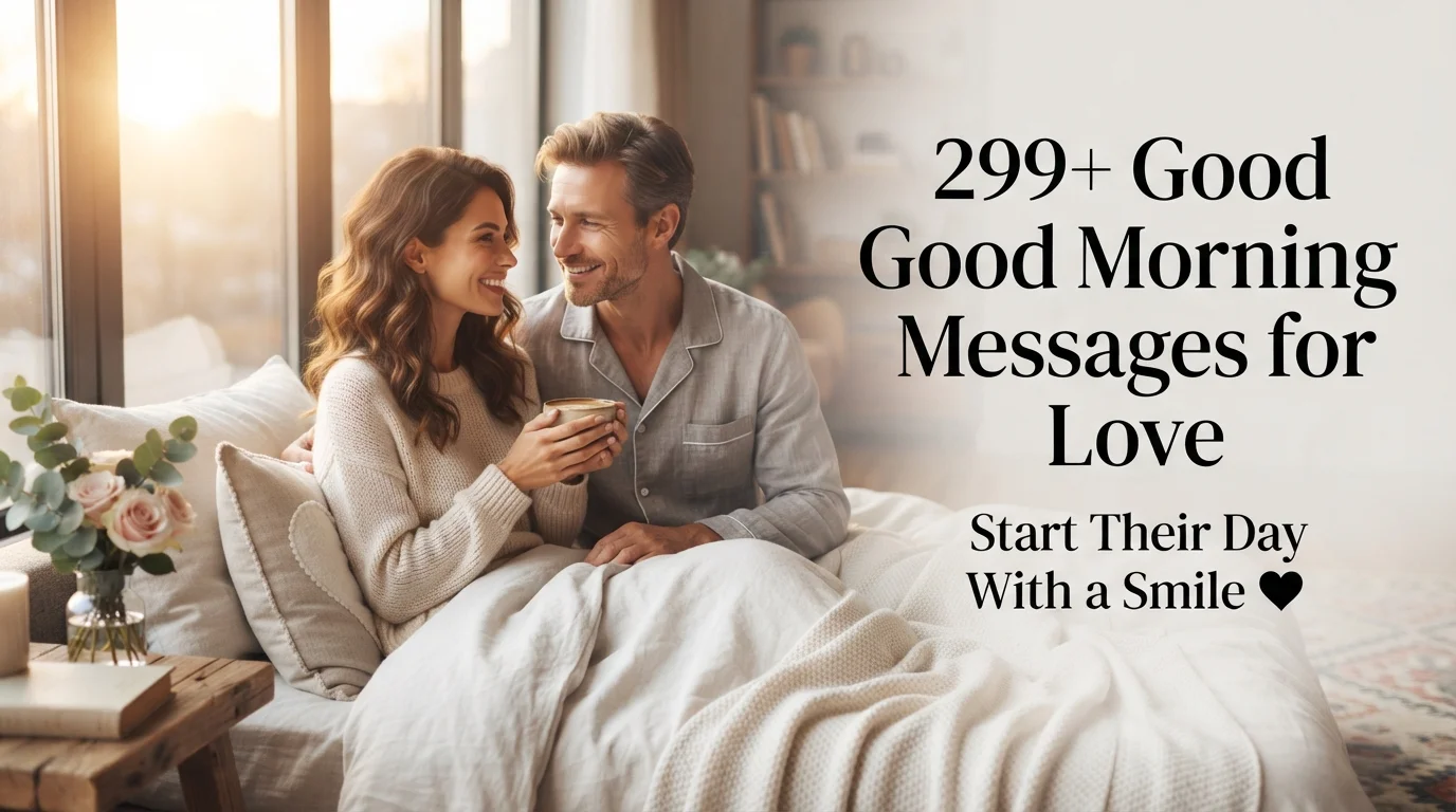 299+ Good Morning Messages for Love to Start Their Day With a Smile