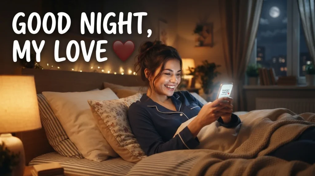 350+ Good Night Love Messages for Her to Make Her Heart Melt ❤️