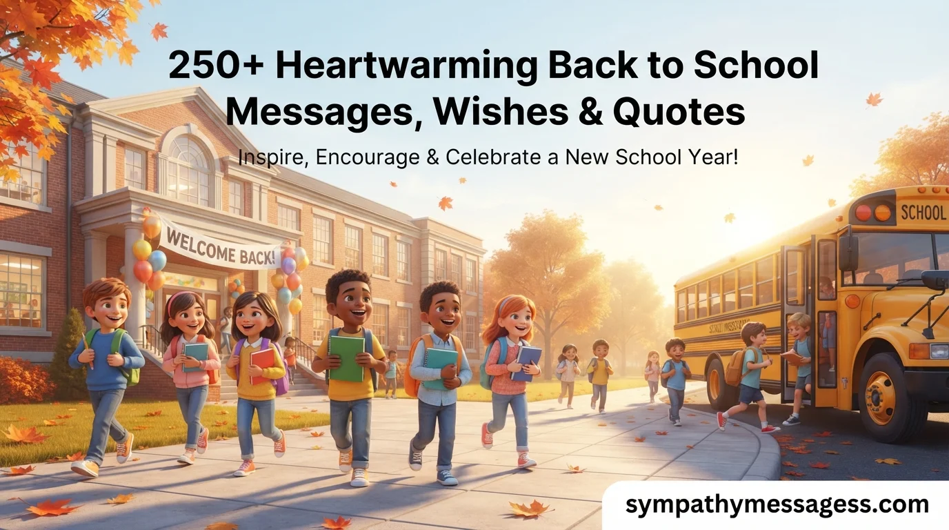 250+ Heartwarming Back to School Messages, Wishes & Quotes to Inspire Students 🎒📚