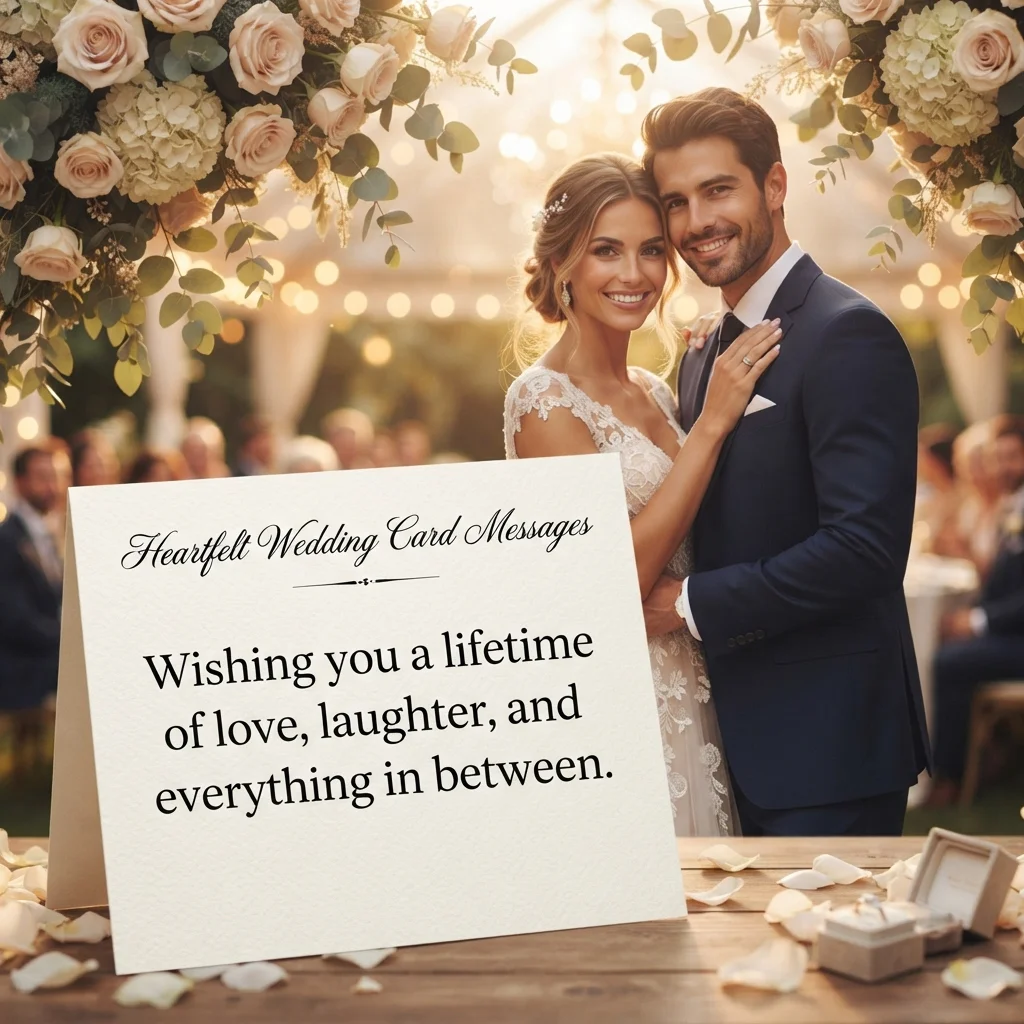 Short Wedding Card Messages: Simple & Sweet Wishes
