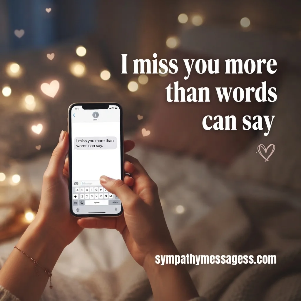 Short and Copyable Missing You Messages for Immediate Sending