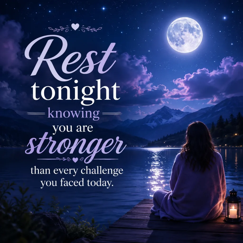 Motivational Good Night Messages for Strength and Encouragement