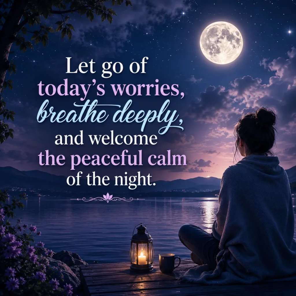 Motivational Good Night Messages for Peace and Calm