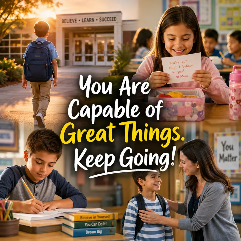 Encouraging Texts and Messages for Kids by Situation