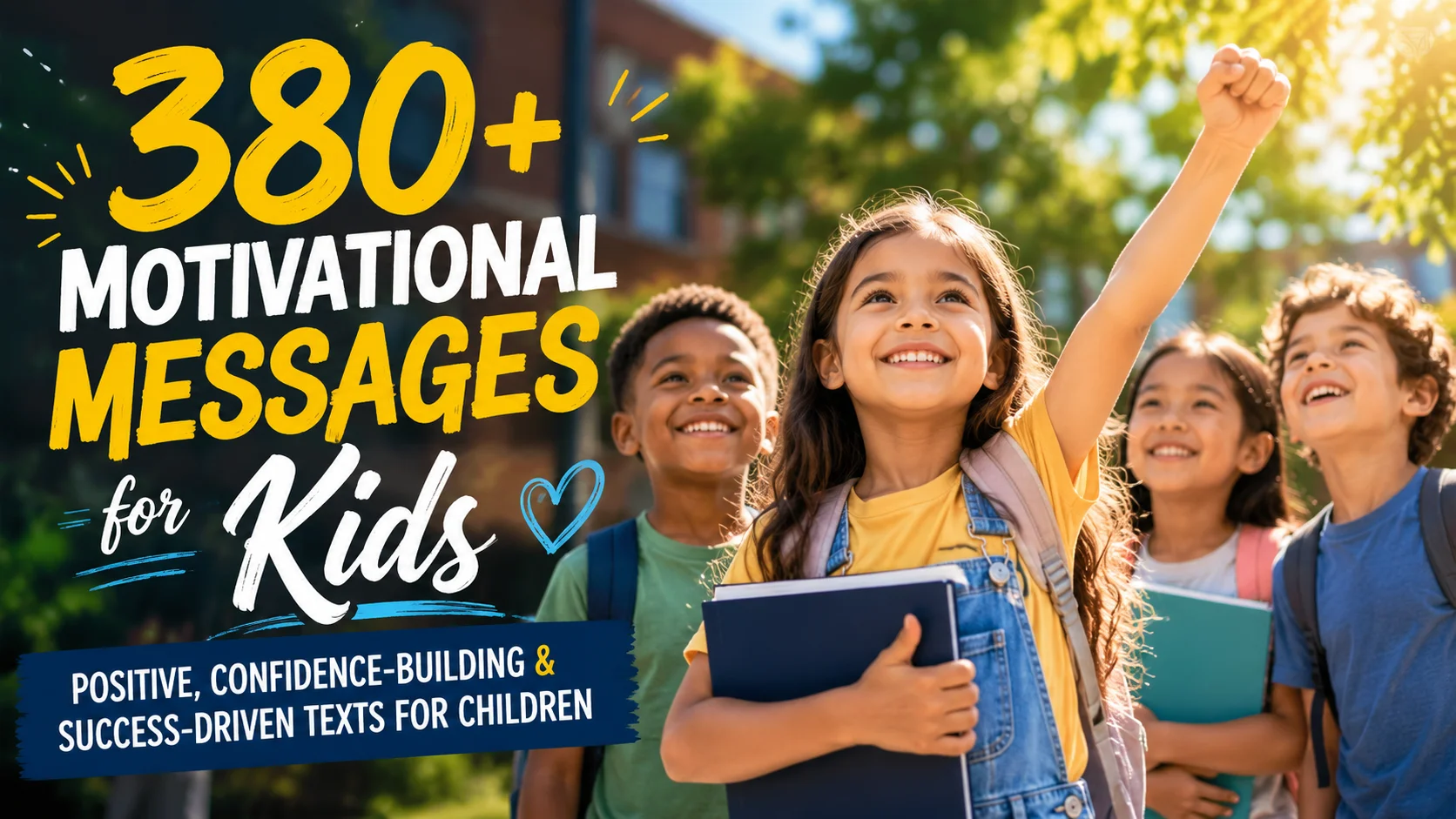 380+ Motivational Messages for Kids: Positive, Confidence-Building & Success-Driven Texts for Children