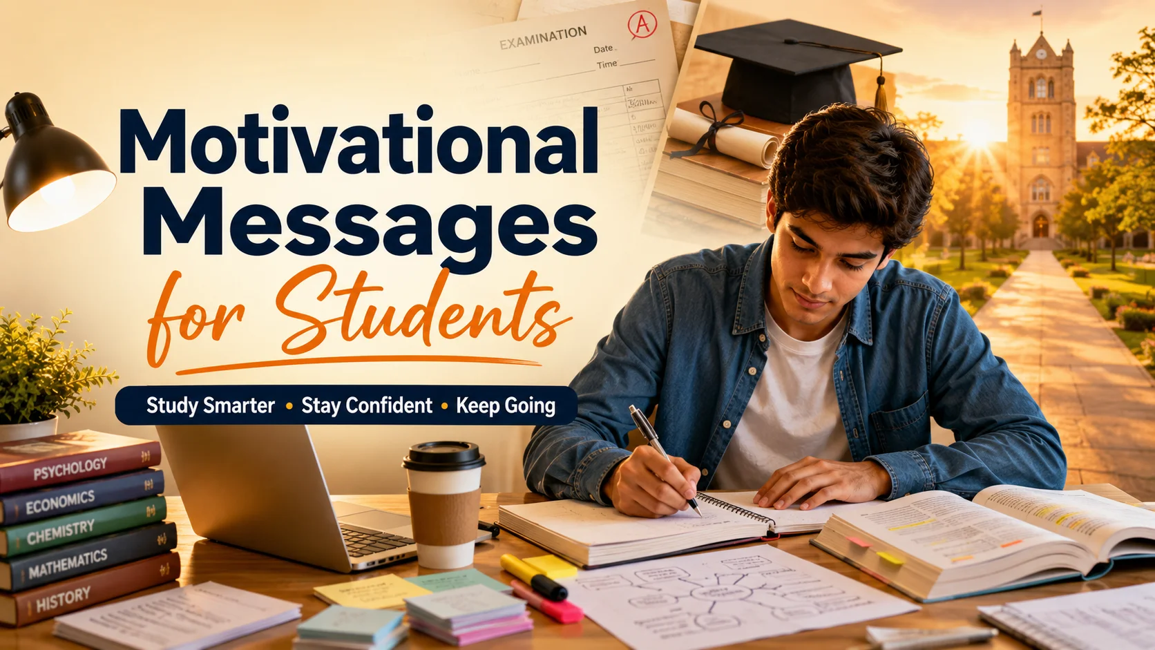 250+ Motivational Messages for Students: Study, Exam, and Success-Focused Texts to Inspire Learning