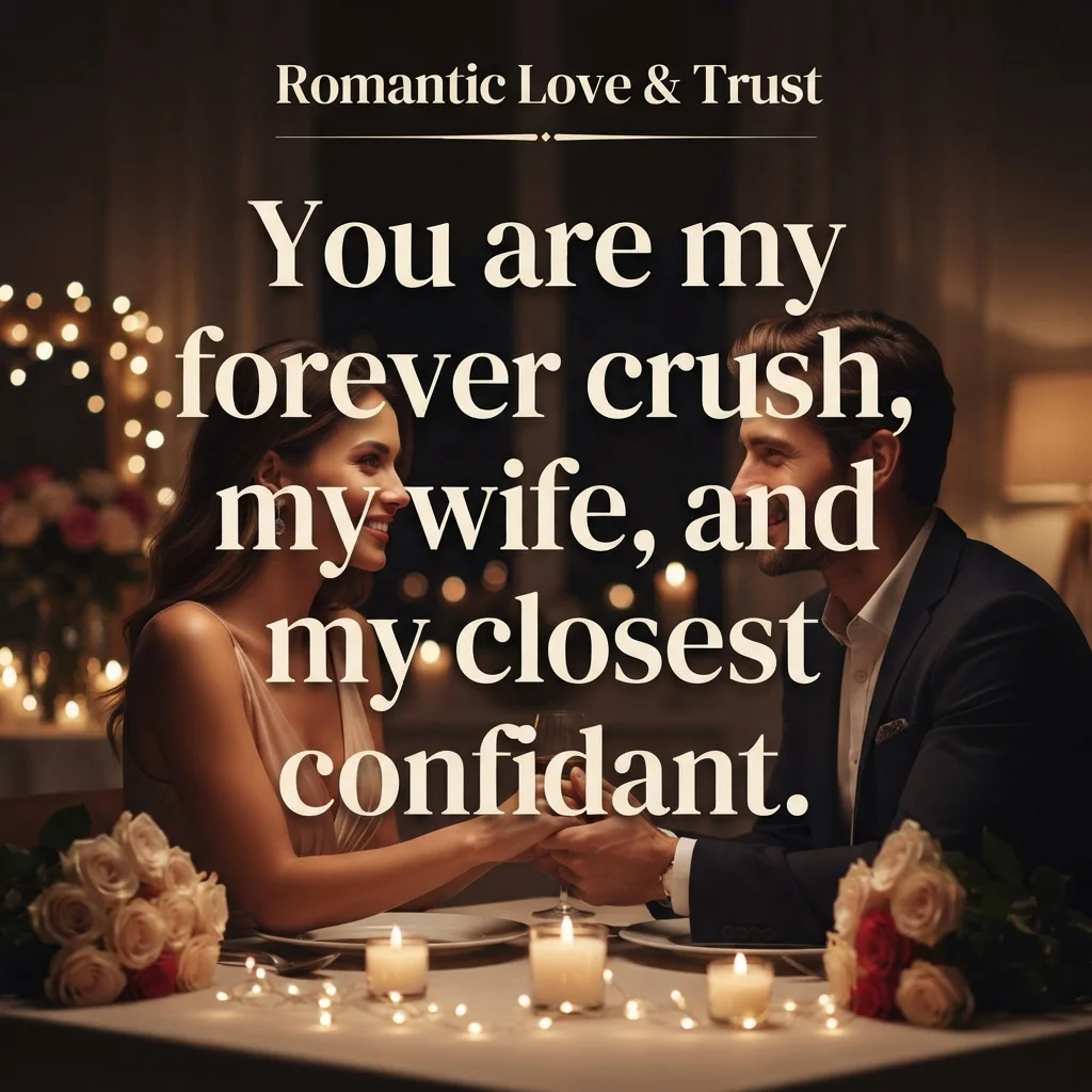 Romantic Love and Trust Messages for My Wife