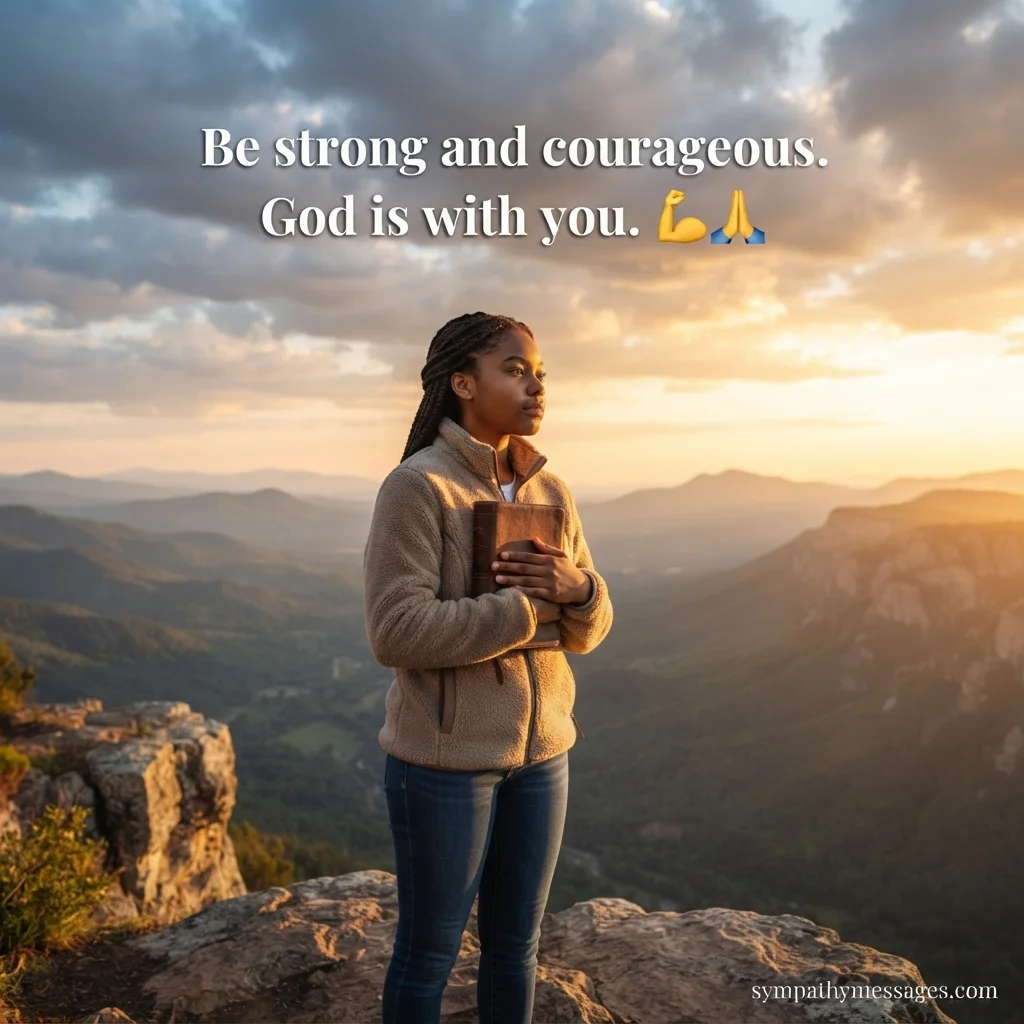 Short Bible Messages for Strength and Courage