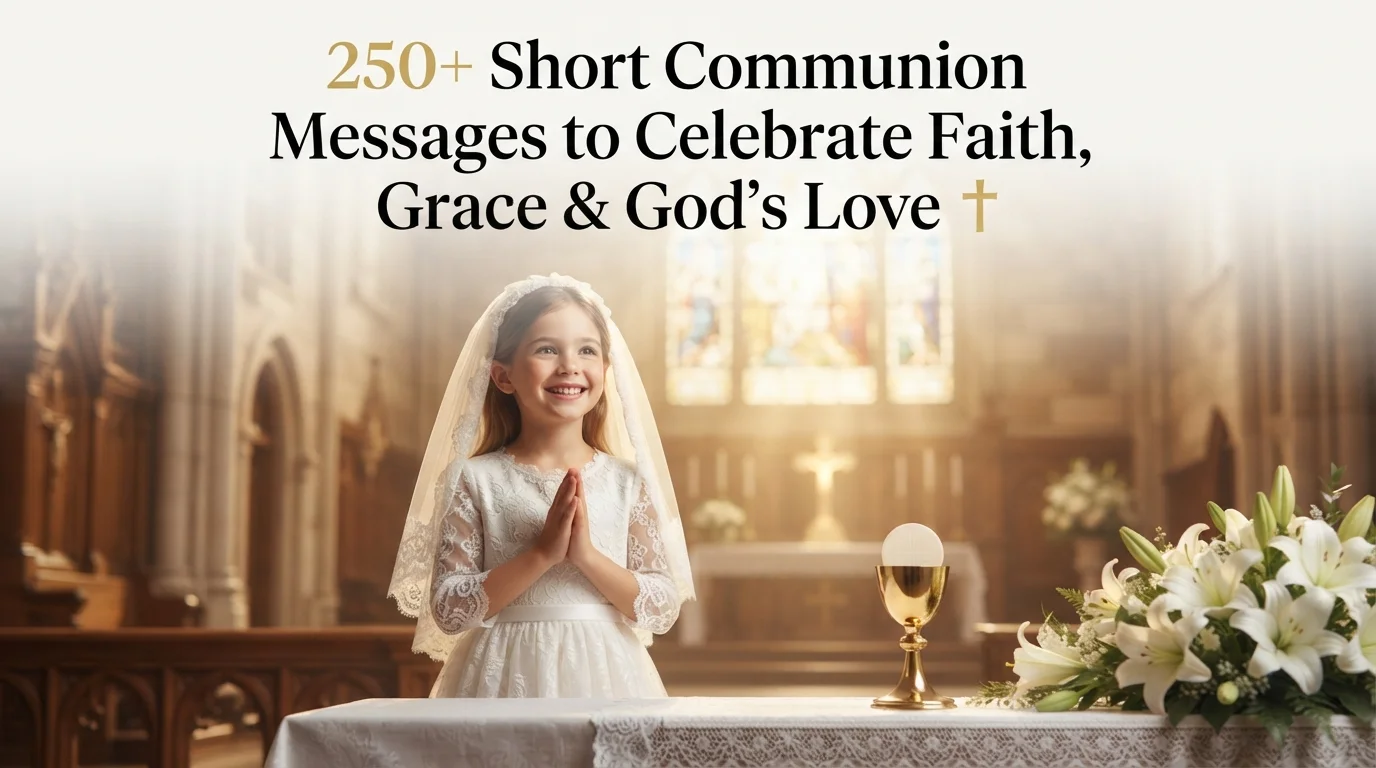250+ Short Communion Messages to Celebrate Faith, Grace & God’s Love ✝️