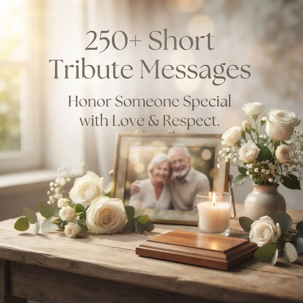250+ Short Tribute Messages to Honor Someone Special with Love & Respect