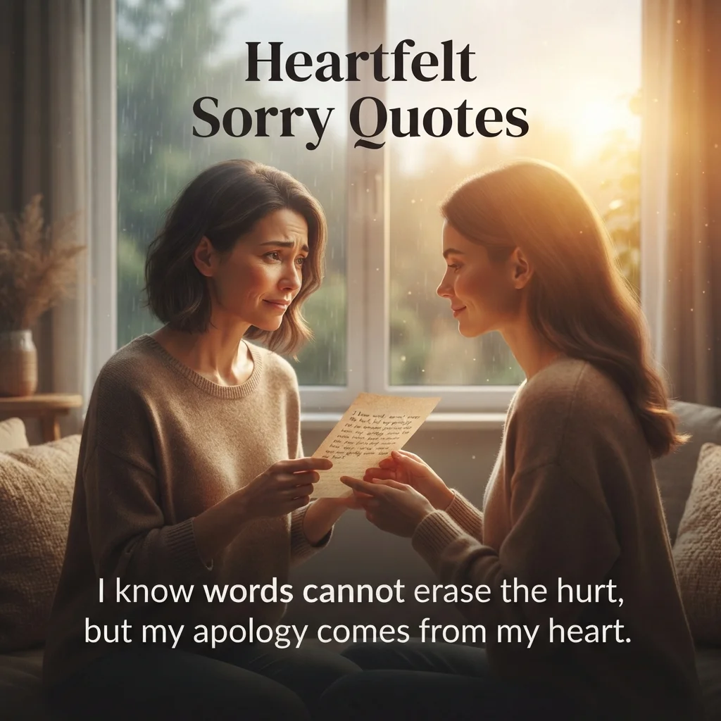 Heartfelt Sorry Quotes to Express Regret and Ask for Forgiveness