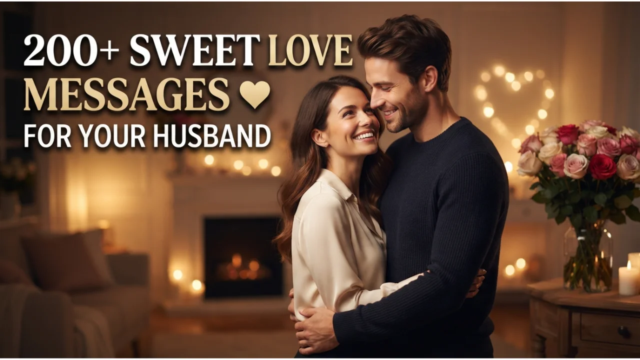 200+ Sweet Love Messages for Husband to Make Him Feel Truly Loved