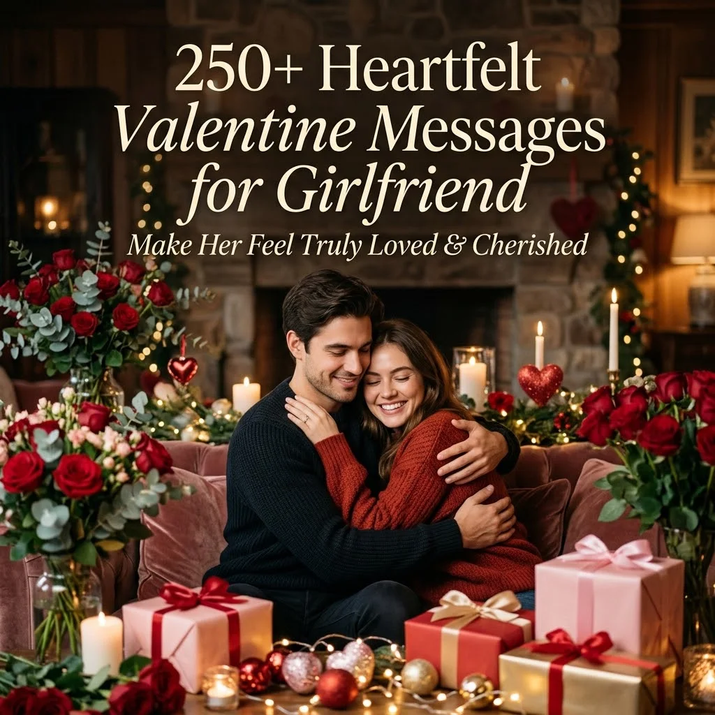 250+ Heartfelt Valentine Messages for Girlfriend to Make Her Feel Truly Loved & Cherished