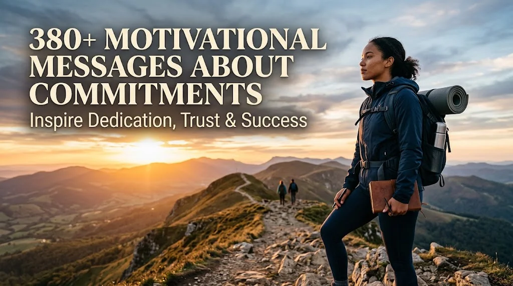 380+ Motivational Messages About Commitments to Inspire Dedication, Trust & Success