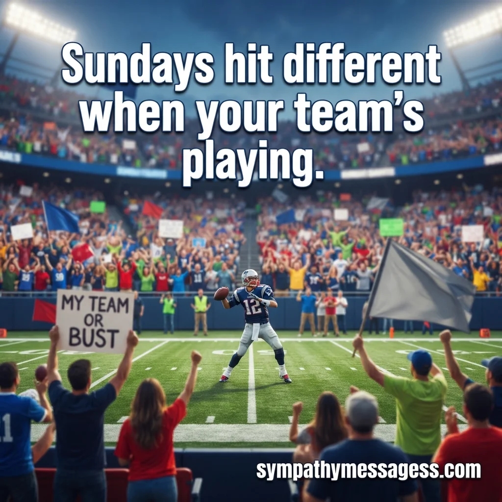 Game-Day NFL Season Messages for Fans