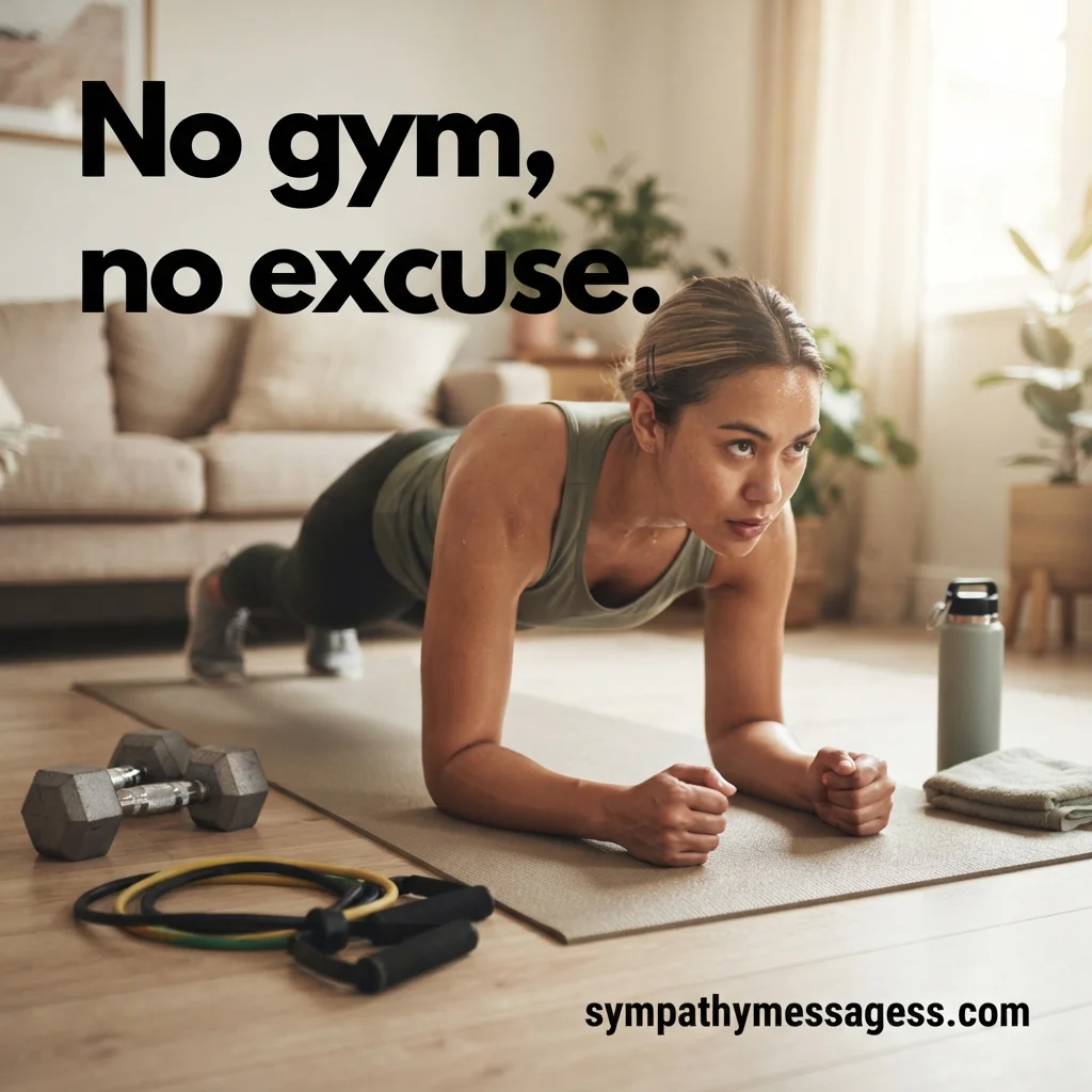 Home & Solo Workout Motivational Messages