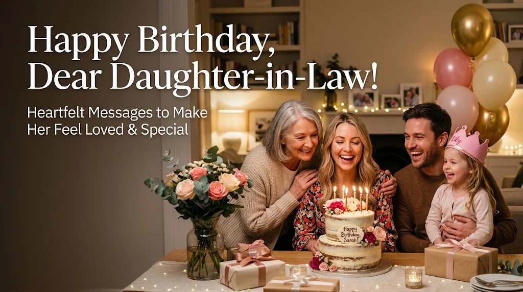 250+ Heartfelt Birthday Messages for Daughter-in-Law to Make Her Feel Loved, Cherished & Special 💖🎂