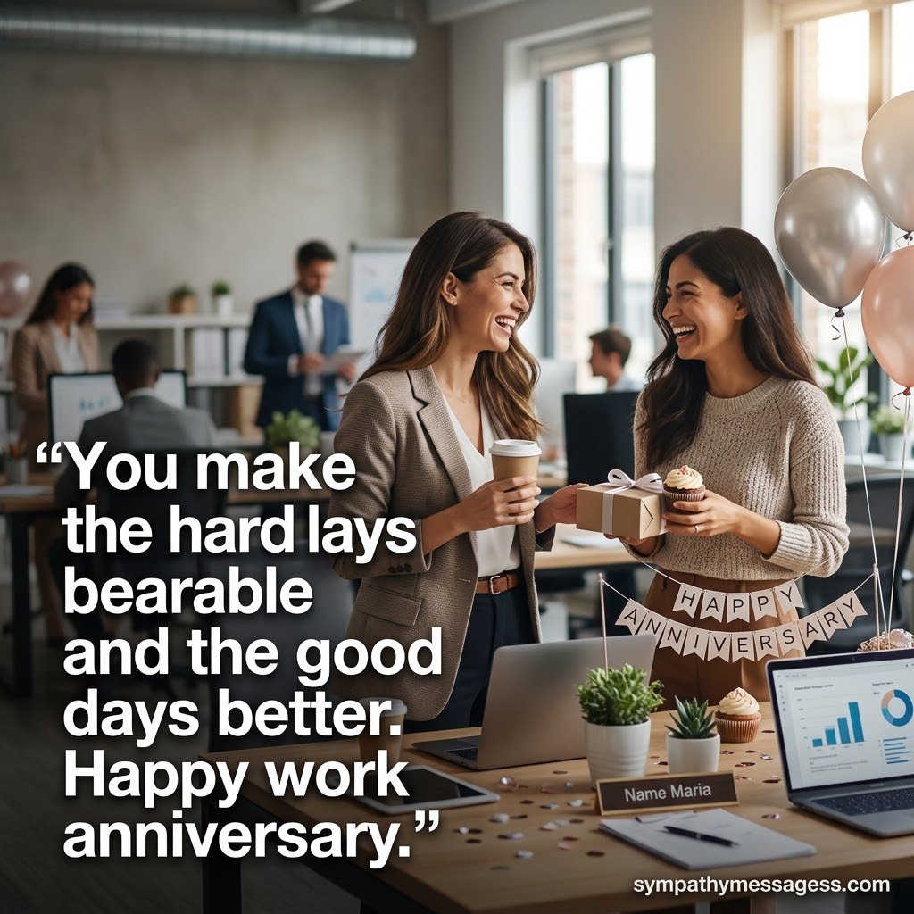 Short & Professional Work Anniversary Messages