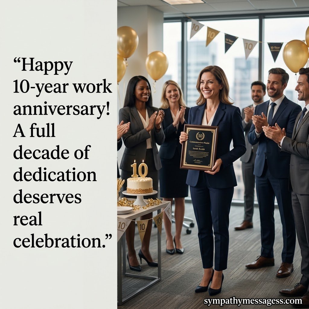 Work Anniversary Messages for a Coworker or Work Bestie