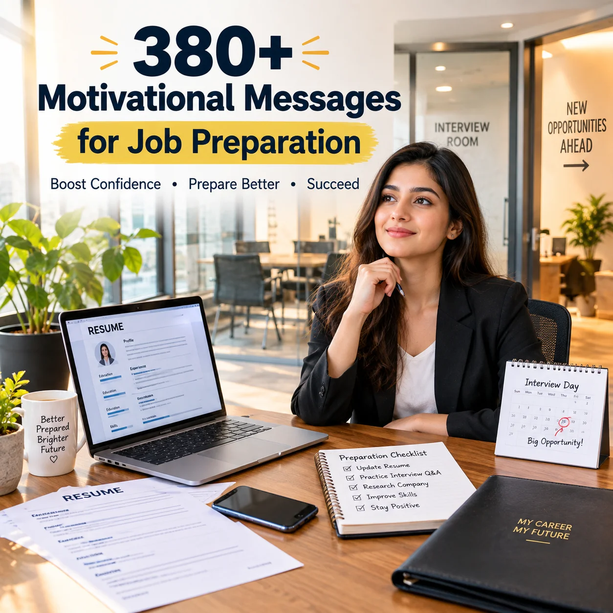 380+ Motivational Messages for Job Preparation to Boost Confidence & Help You Succeed